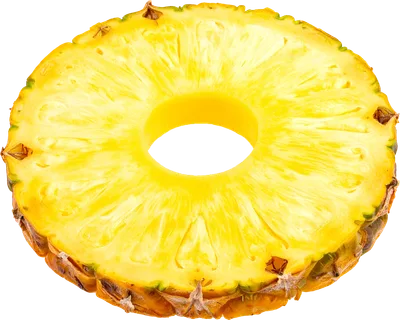 Rodaja de piña natural