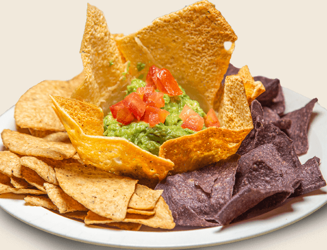 Guacamole en chicharrón de queso 